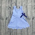 Gingham Blue Dress