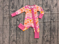 Pink/ Orange bow Sleepies