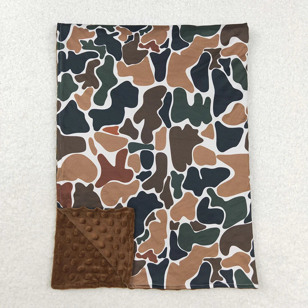 Brown Camo Blanket