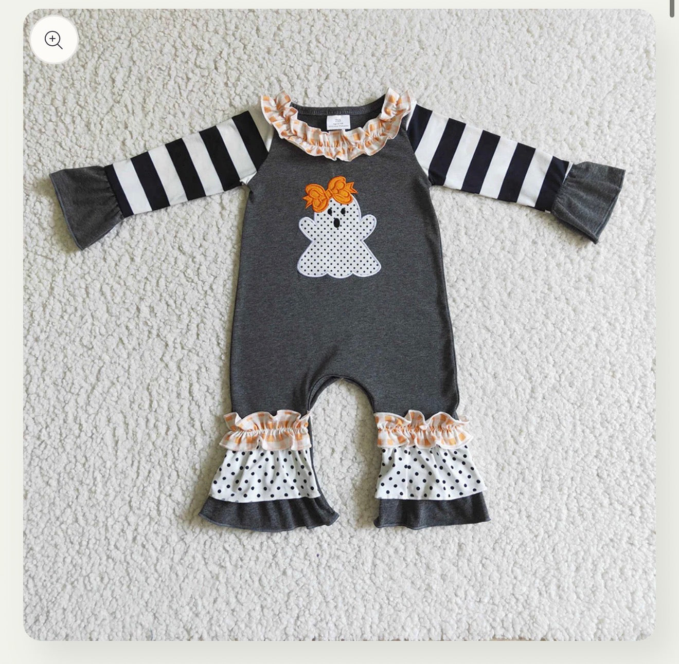 Ghost Ruffle Romper