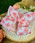 Pink Pig Bow