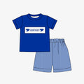 Plaid Short Set - Boys