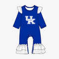 Royal Blue Ruffle Romper