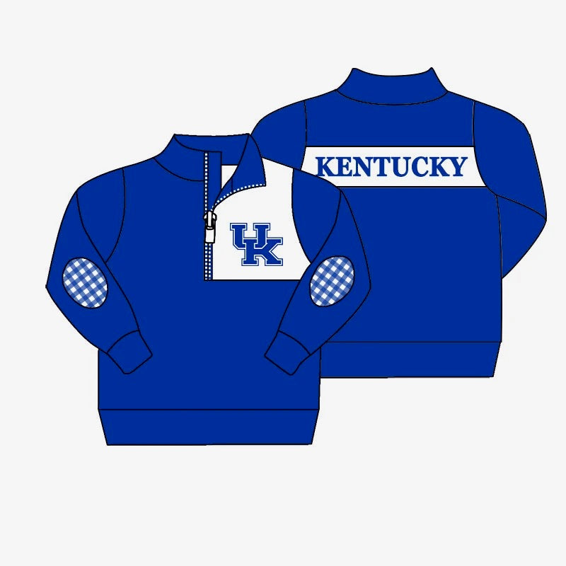 Royal Blue Quarter-Zip - Boys